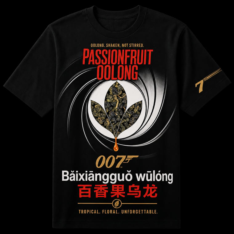 The design — Passion-Fruit Oolong
